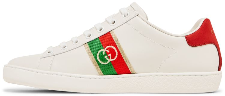 Gucci Wmns Ace Interlocking G   White