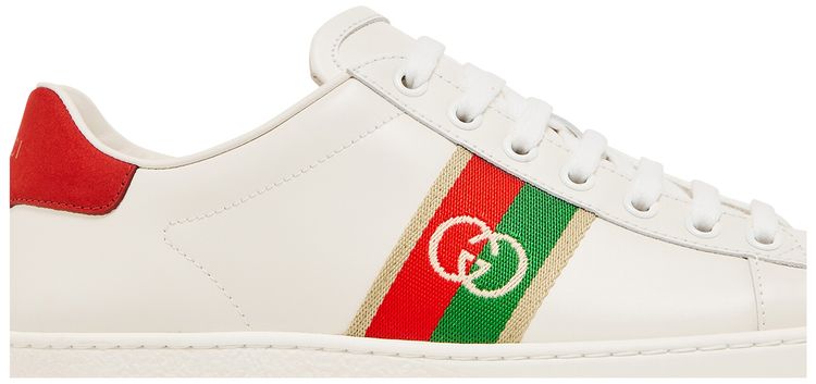 Gucci Wmns Ace Interlocking G   White