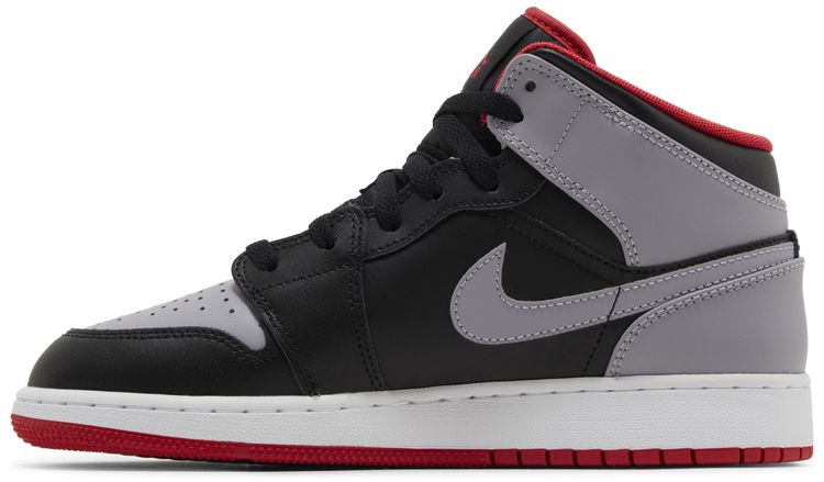 Air Jordan 1 Mid GS Bred Shadow