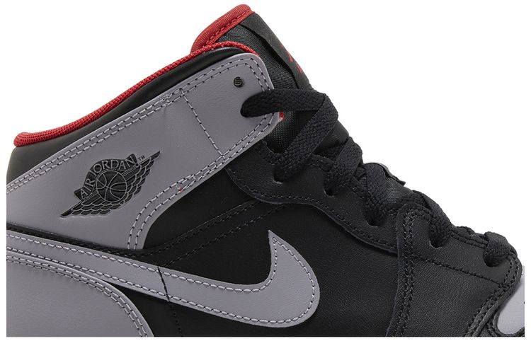 Air Jordan 1 Mid GS Bred Shadow