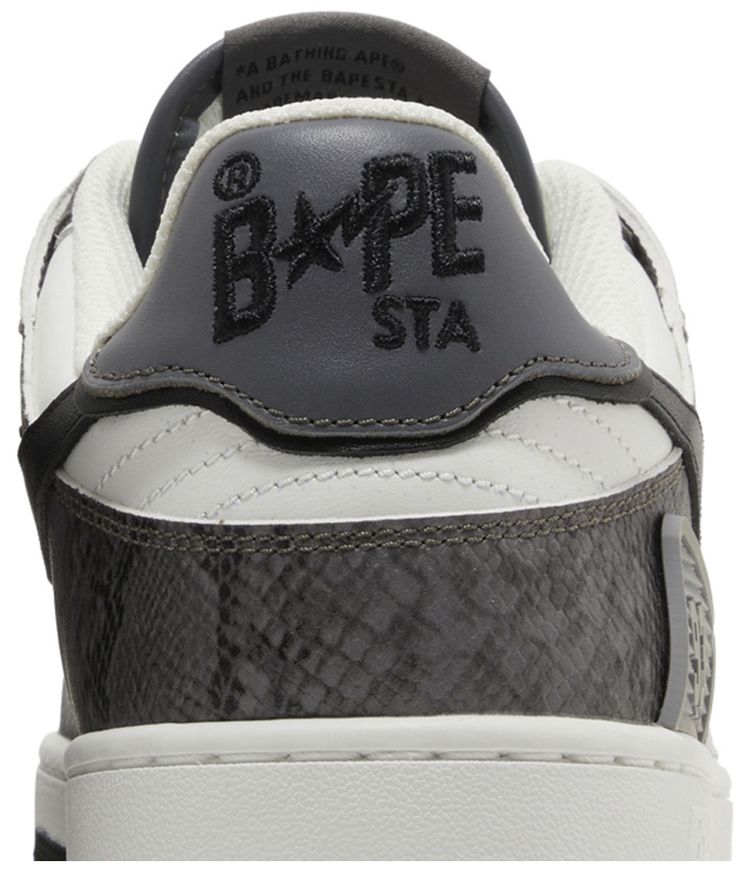 BAPE Sk8 Sta 1 Black Snakeskin