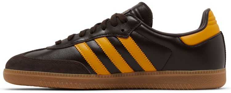 Adidas Samba OG Dark Brown Yellow