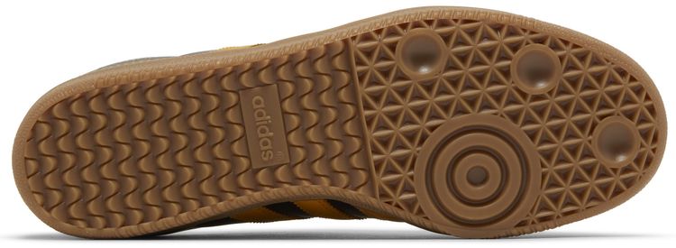Adidas Samba OG Dark Brown Yellow