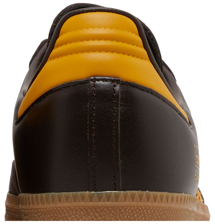 Adidas Samba OG Dark Brown Yellow
