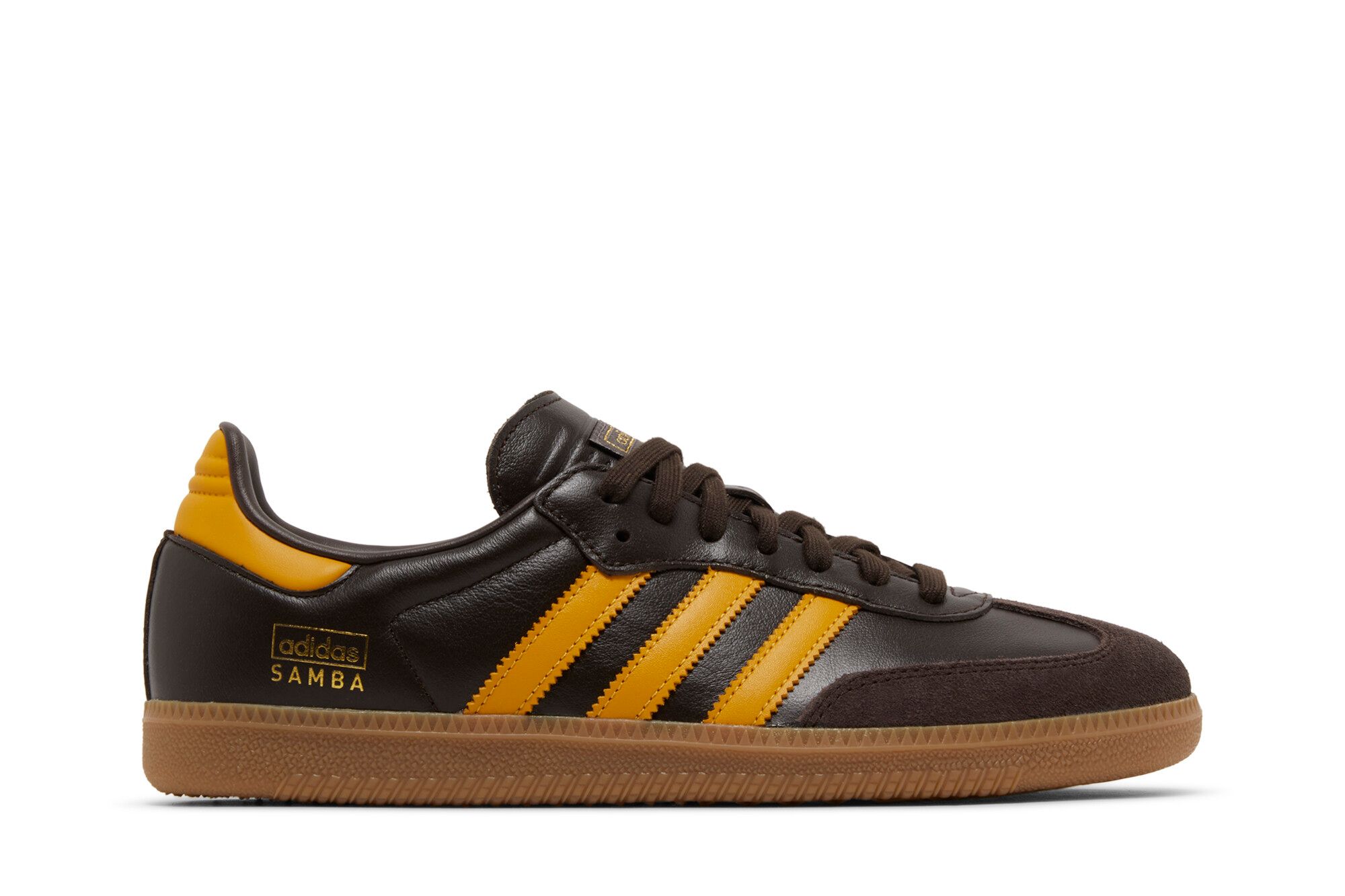 Adidas samba yellow black sales