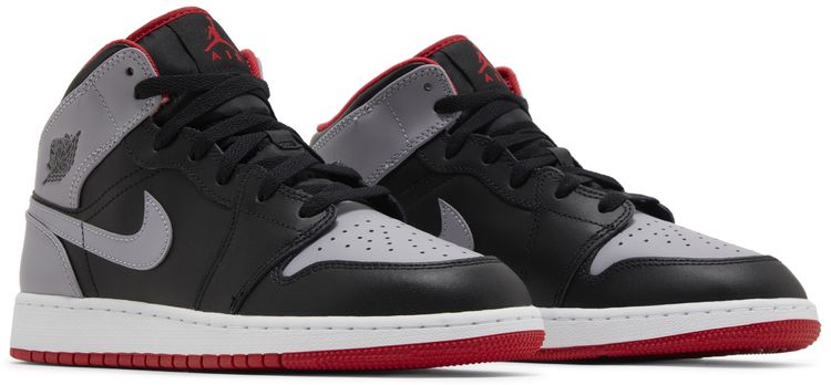 Air Jordan 1 Mid GS Bred Shadow