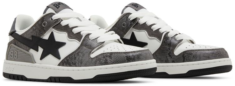 BAPE Sk8 Sta 1 Black Snakeskin