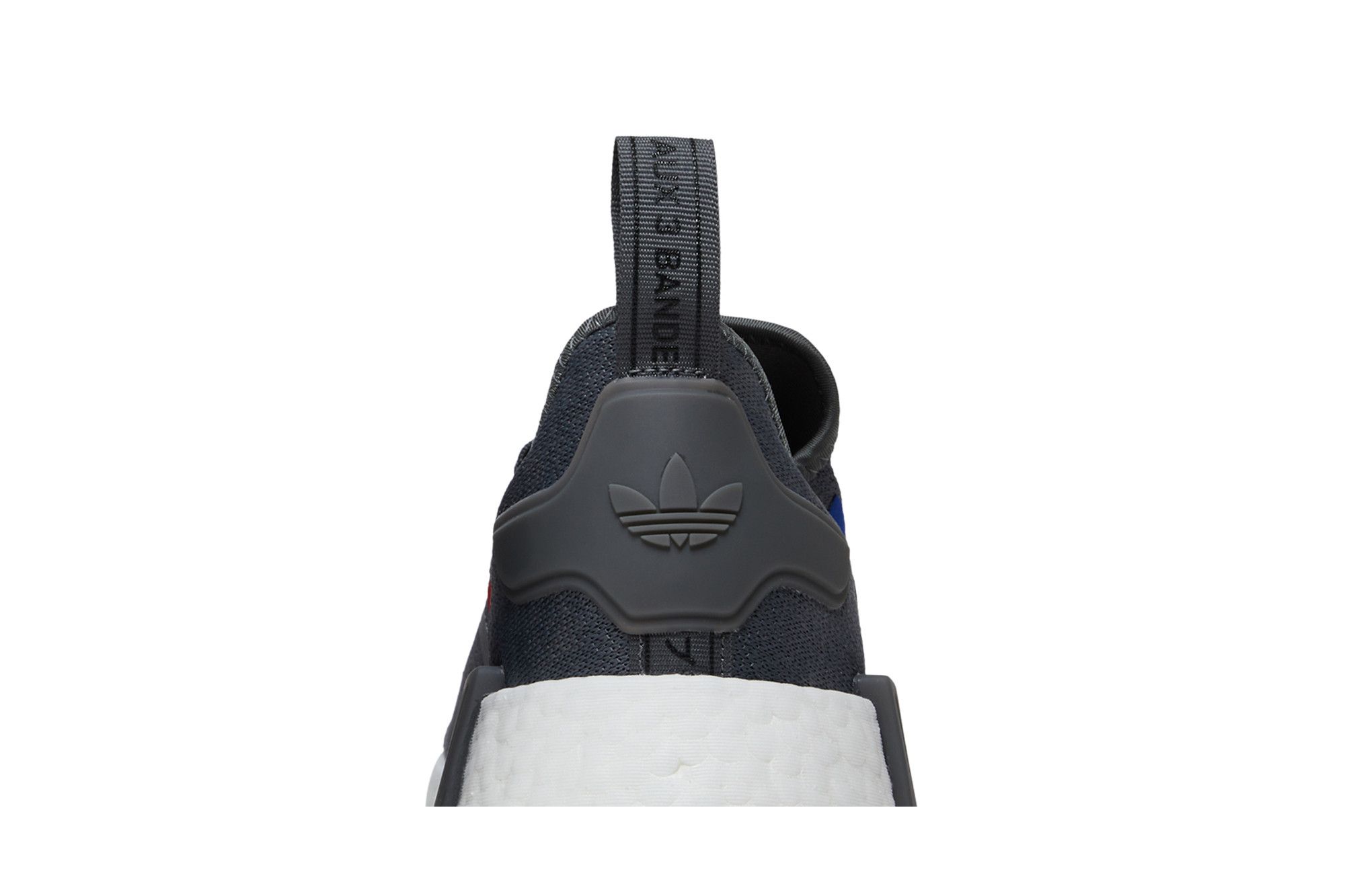 Nmd black blue strap top