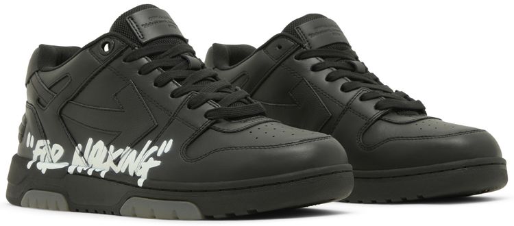 Off White Out of Office For Walking   Black White