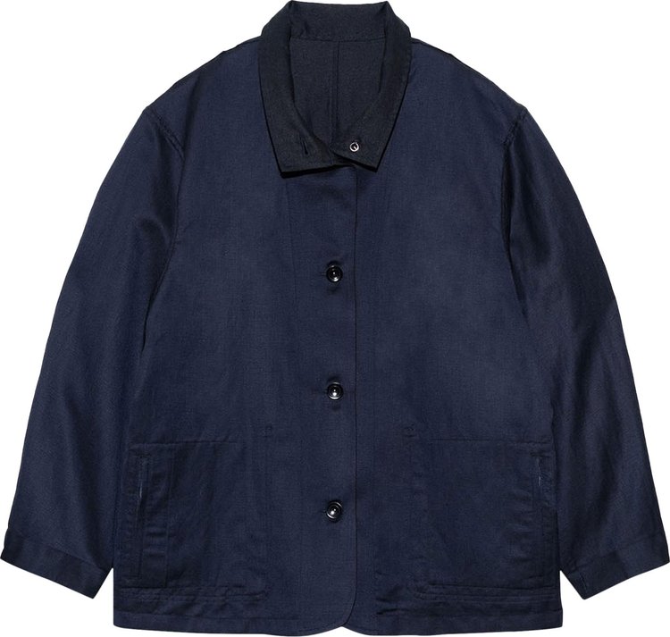 nanamica Wool Linen Jacket 'Black'