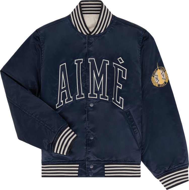 Aimé Leon Dore Reversible Varsity Jacket 'Navy'