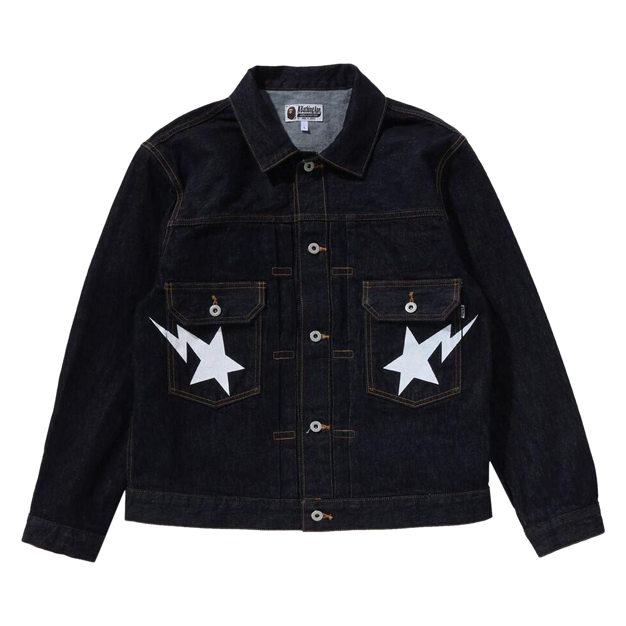 Buy BAPE STA Denim Jacket Type-02 'Indigo' - 1K30 140 002