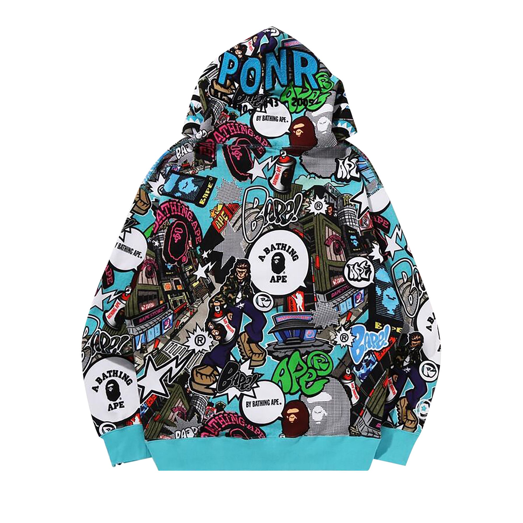 Bape colorful hoodie top
