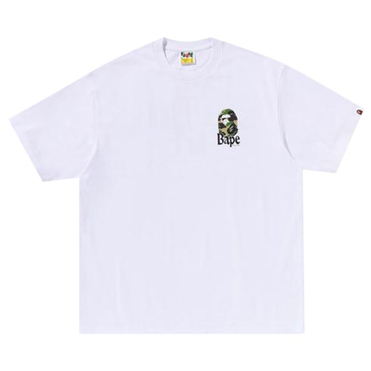 BAPE Flora Ape Head Relaxed Fit Tee White