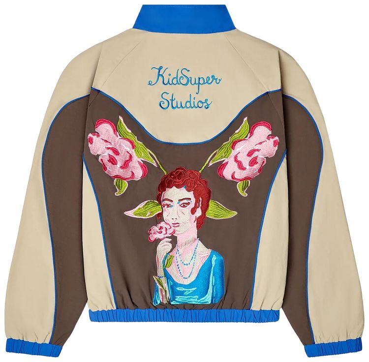 KidSuper Brooklyn Botanics Track Top BrownBlue