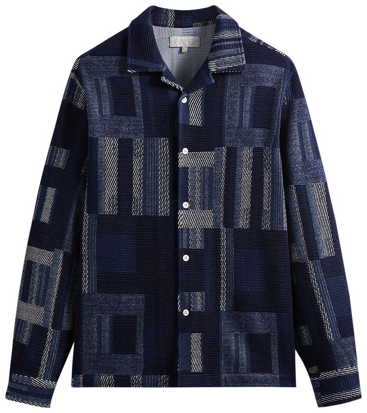 Kith Geometric Knit Cohen Shirt Nocturnal