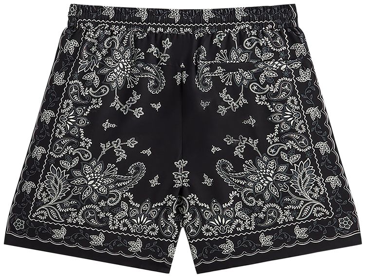 Kith 101 Vintage Floral Bandana Active Short Black