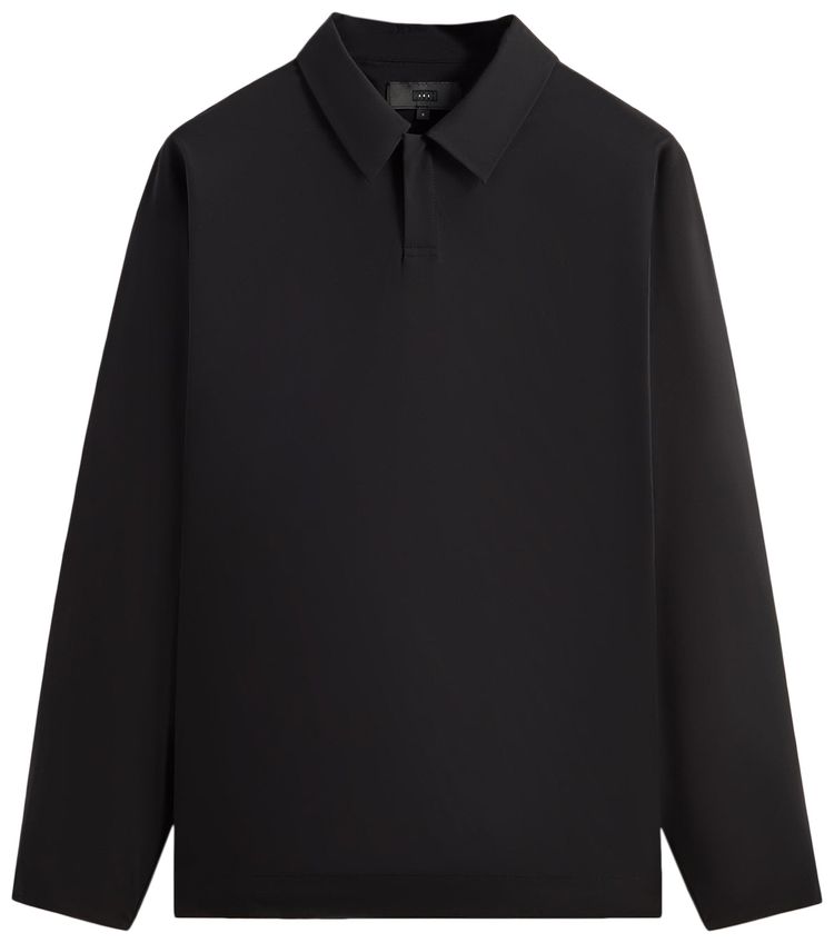 Kith 101 Kayson Snap Front Polo Black