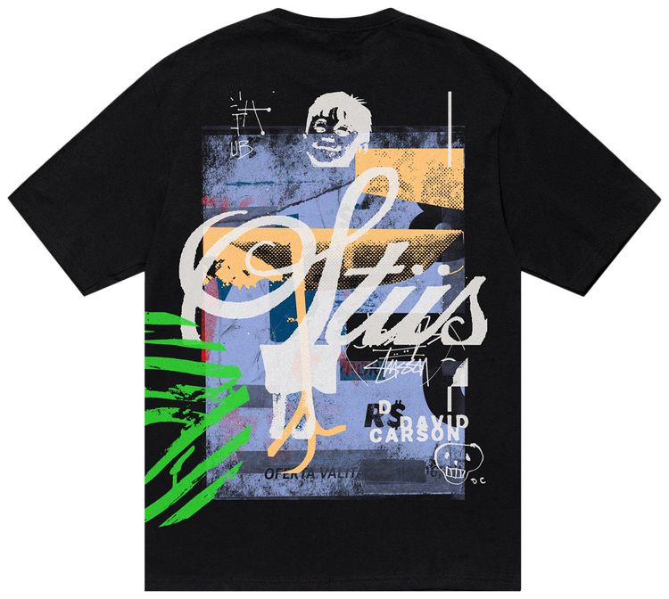Stussy David Carson Dino Tee Black