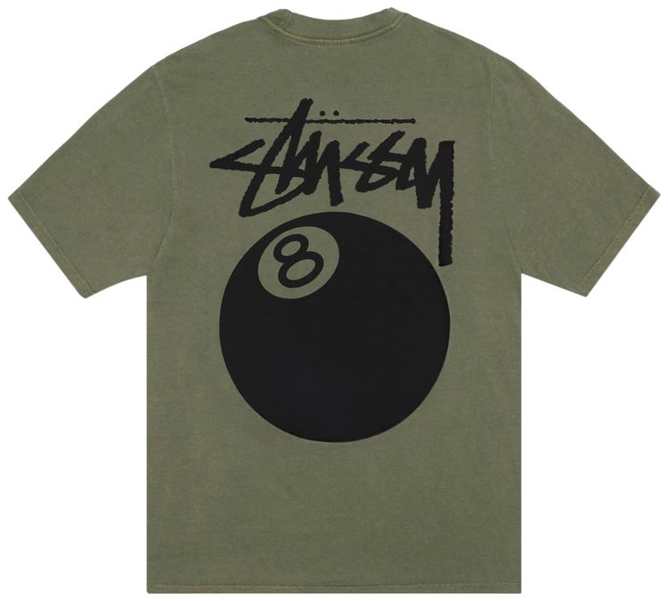 Stussy 8 Ball Tee Olive