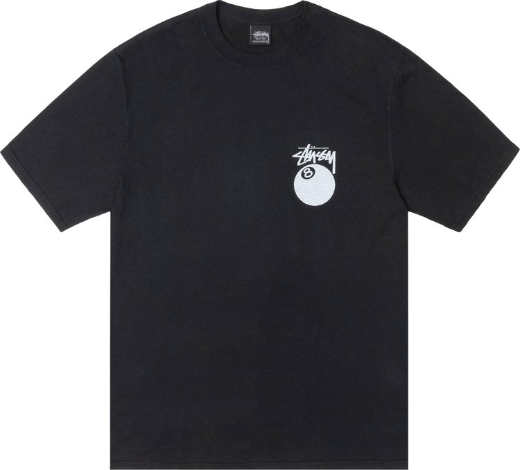 Stussy 8 Ball Tee Black