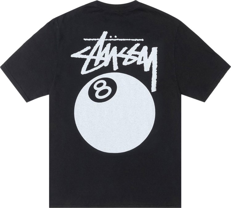 Stussy 8 Ball Tee Black