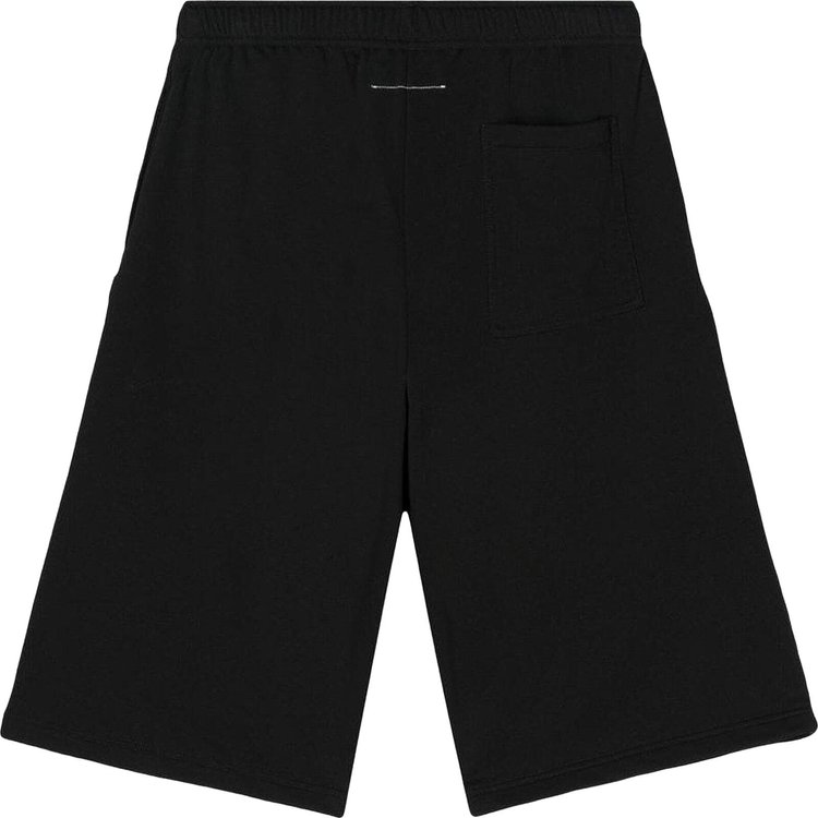 MM6 Maison Margiela Unbrushed Jersey Shorts Black