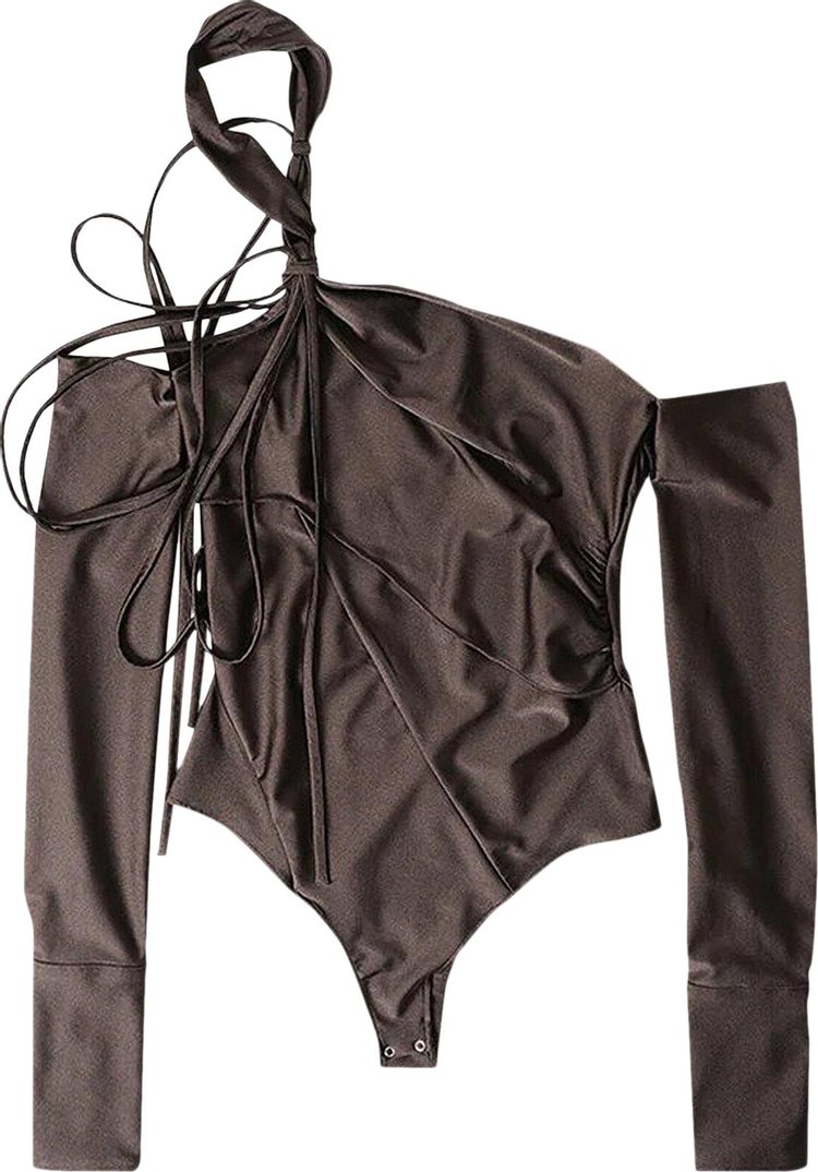 Coperni Multi Strap Bodysuit Brown