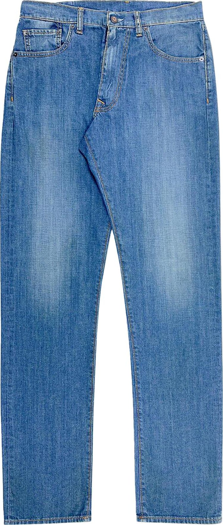 Maison Margiela Americana Wash Turn Up Jeans Blue