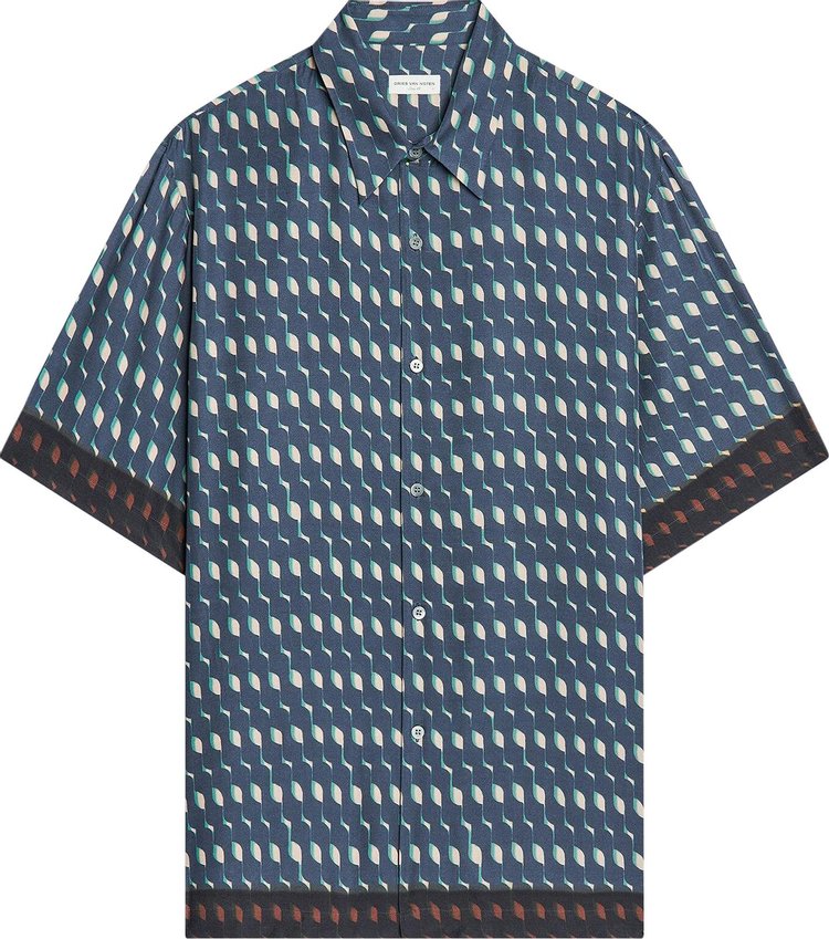 Dries Van Noten Minimal Regular Fit Shirt 'Blue'