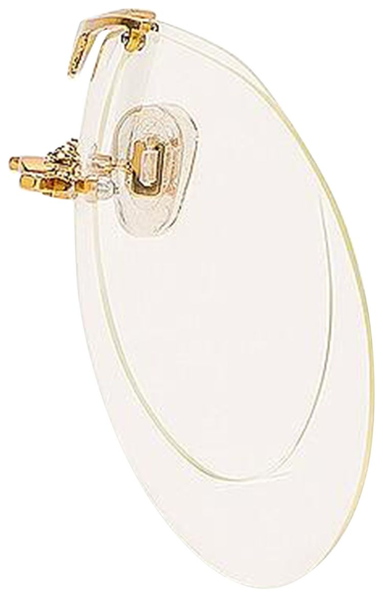 Coperni Clip On Aviator Sunglasses White
