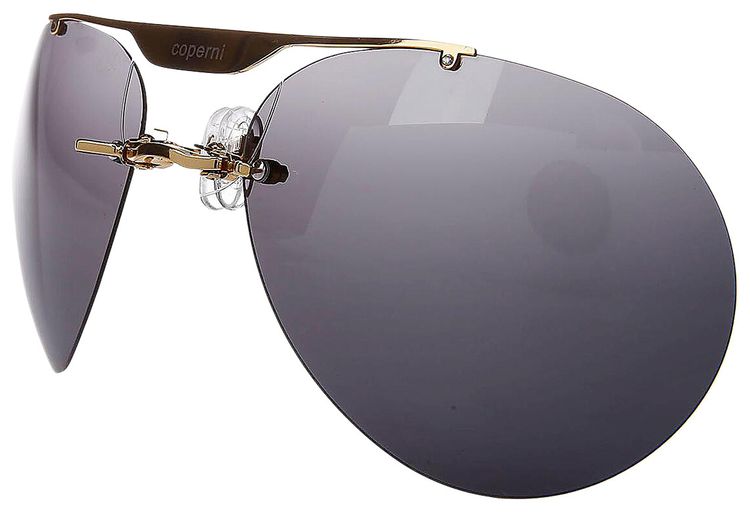 Coperni Clip On Aviator Sunglasses Black