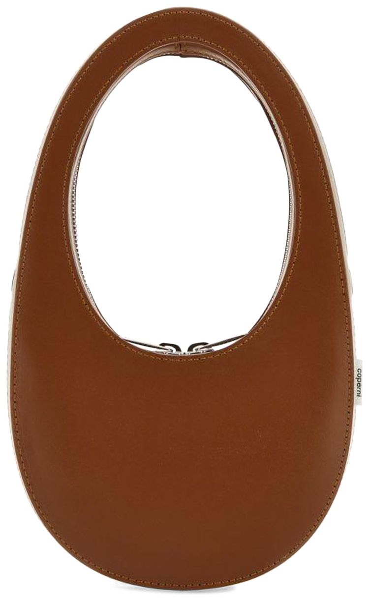 Coperni Crossbody Mini Swipe Bag Camel