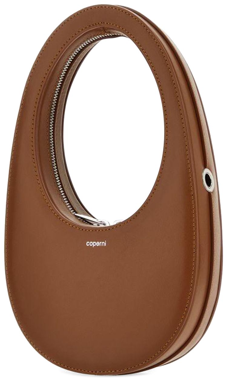 Coperni Crossbody Mini Swipe Bag Camel