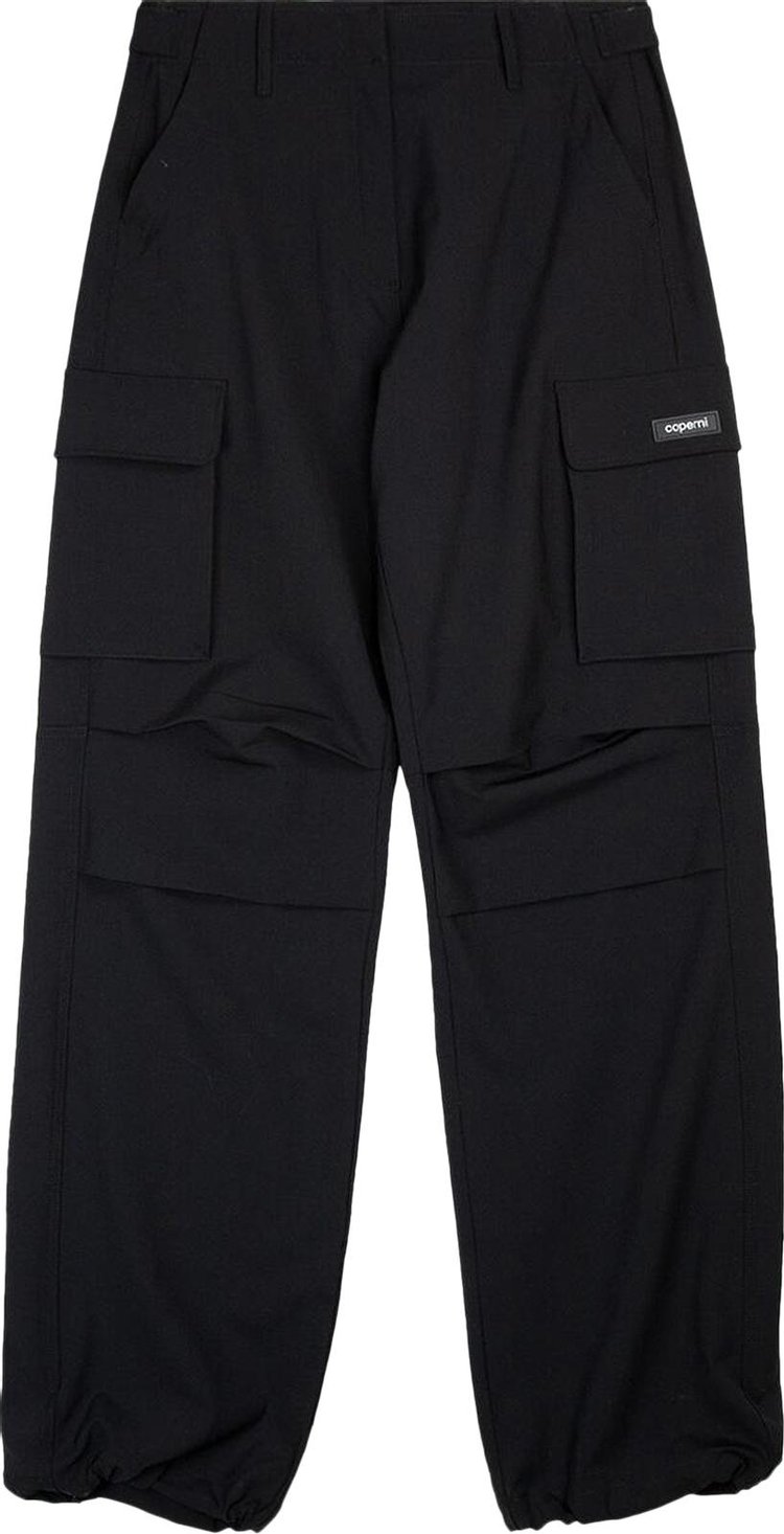 Coperni Tailored Wide Leg Cargo Pants 'Black'