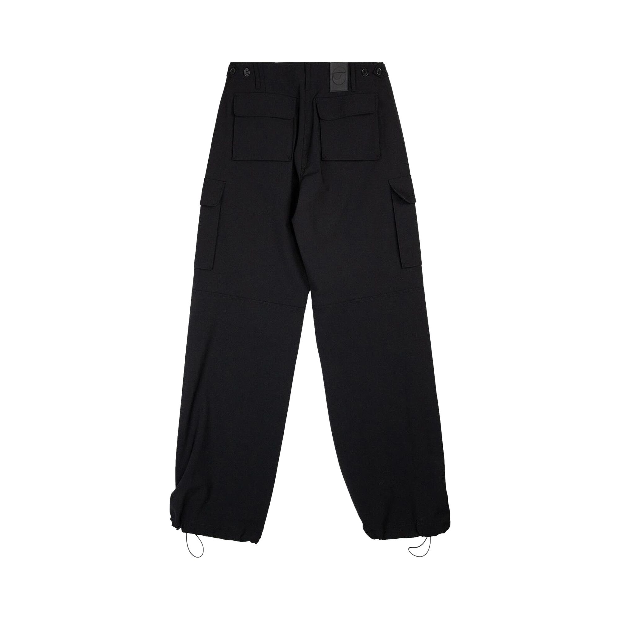 Black tailored cargo pants shop