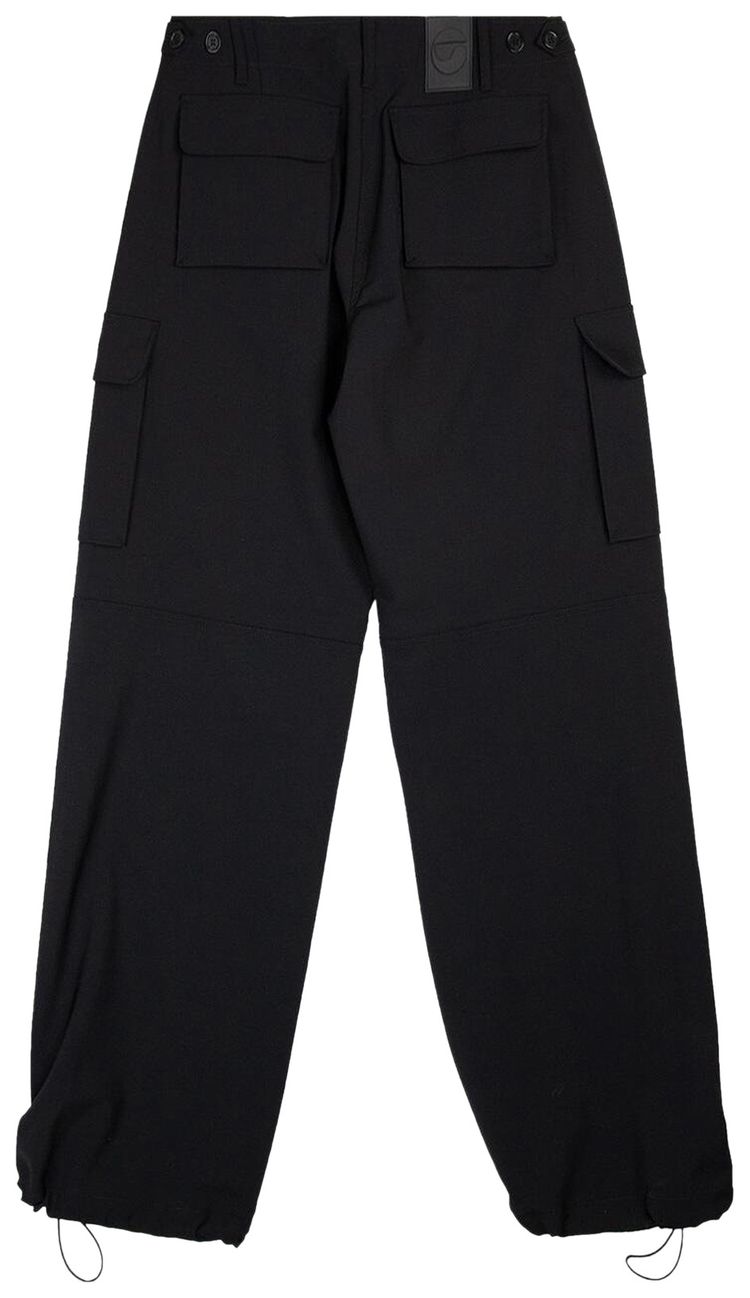 Coperni Tailored Wide Leg Cargo Pants Black