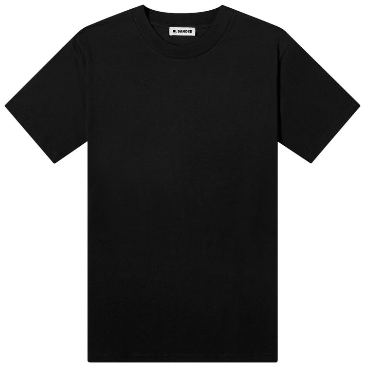 Jil Sander Logo T Shirt Black