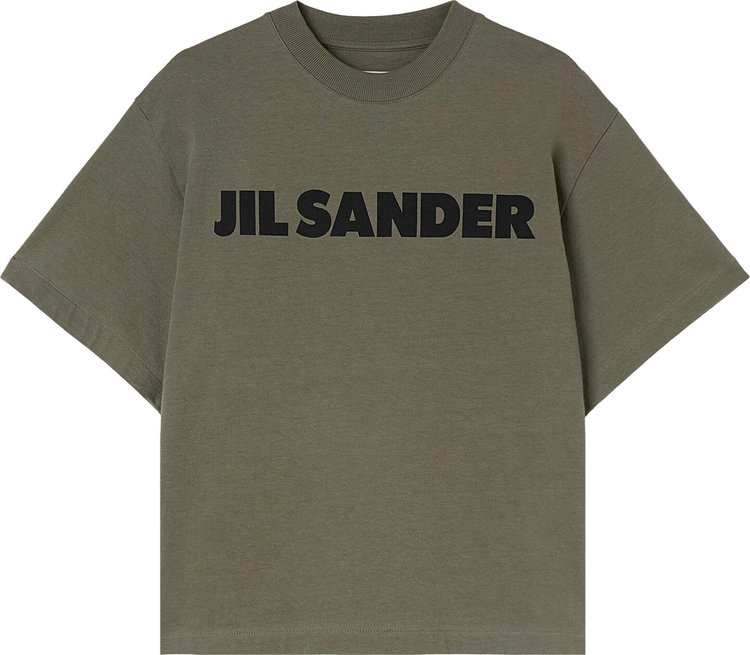 Jil Sander Logo T-Shirt 'Olive'