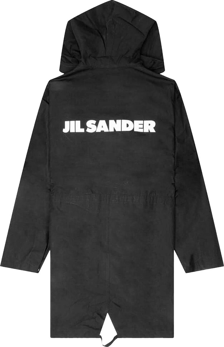 Jil Sander Hooded Parka Black