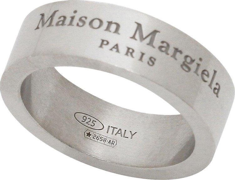 Maison Margiela Logo Ring Silver