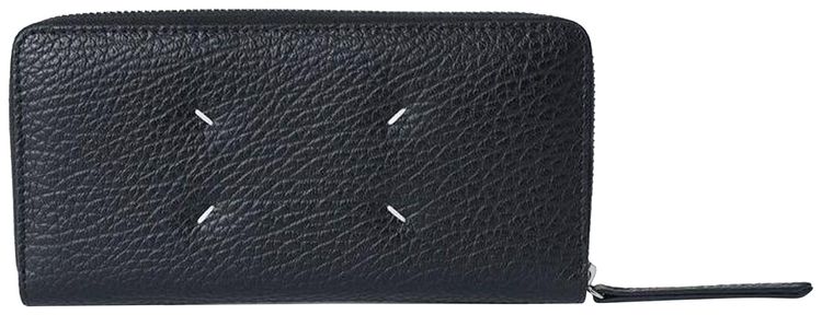 Maison Margiela Grained Leather Wallet Black