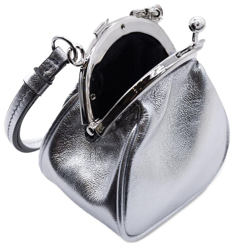 Maison Margiela Tabi Frame Micro Bag Silver