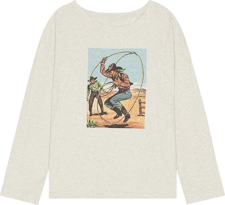 Maison Margiela Cowboy Long-Sleeve T-Shirt 'Milky'