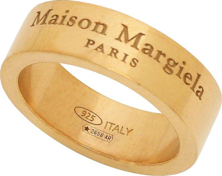 Maison Margiela Logo Ring Gold