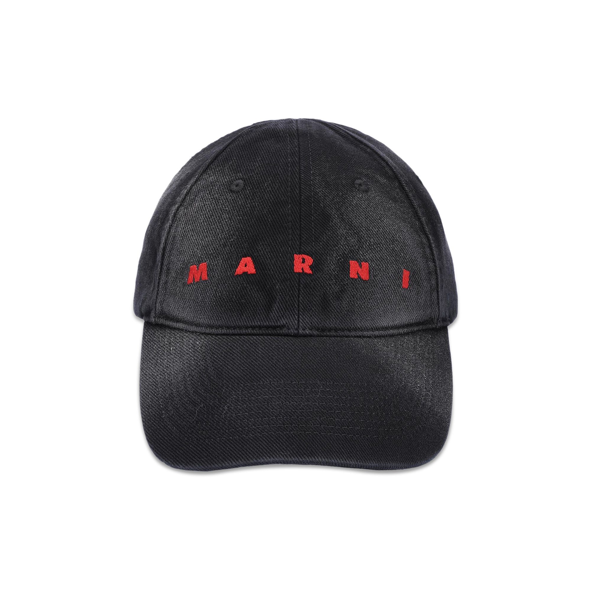 Buy Marni Logo Baseball Cap 'Black' - CLZC0108S0USCV87 ODN99