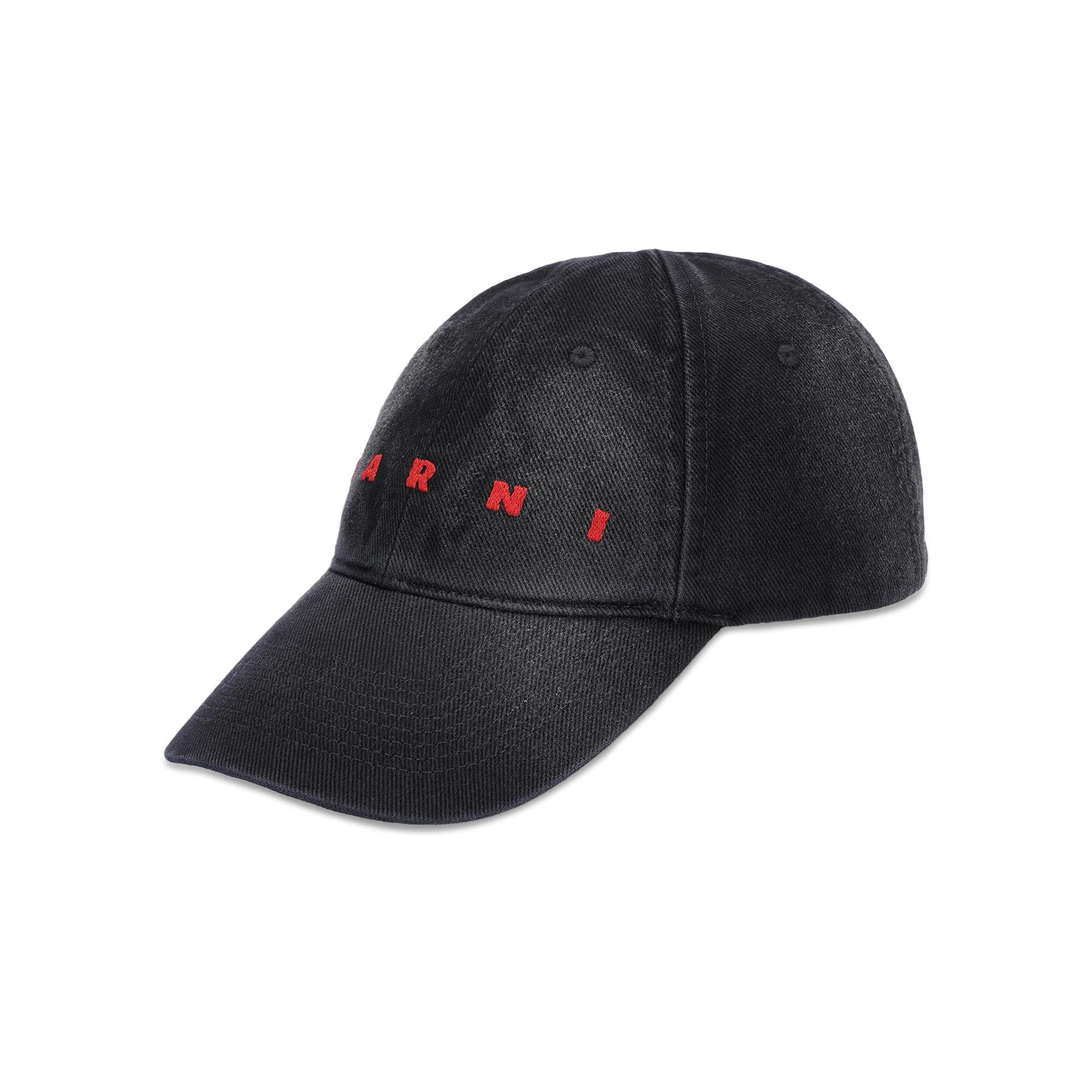 ★MARNI★ Logo Ball Cap Black CLZC0108QSUAC00500N99 CLZC0108 Marni Logo Hat – THELUXESHOPPER
