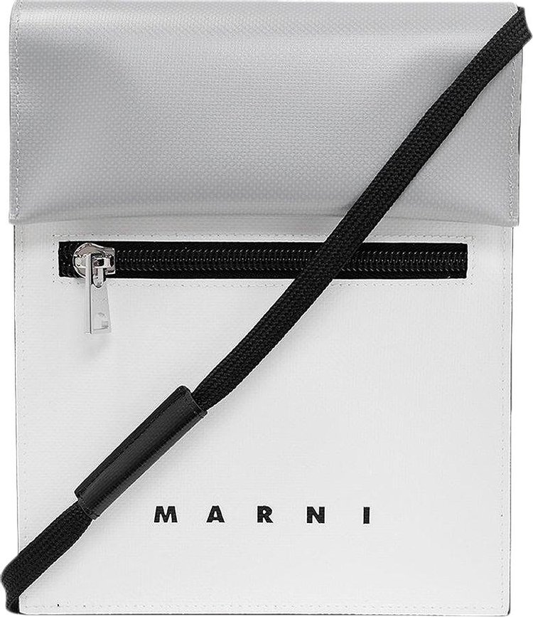 Marni Color Block Shoulder Bag 'Silver'