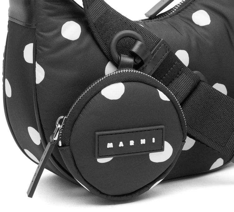 Marni Puffy Hobo Small Bag Black