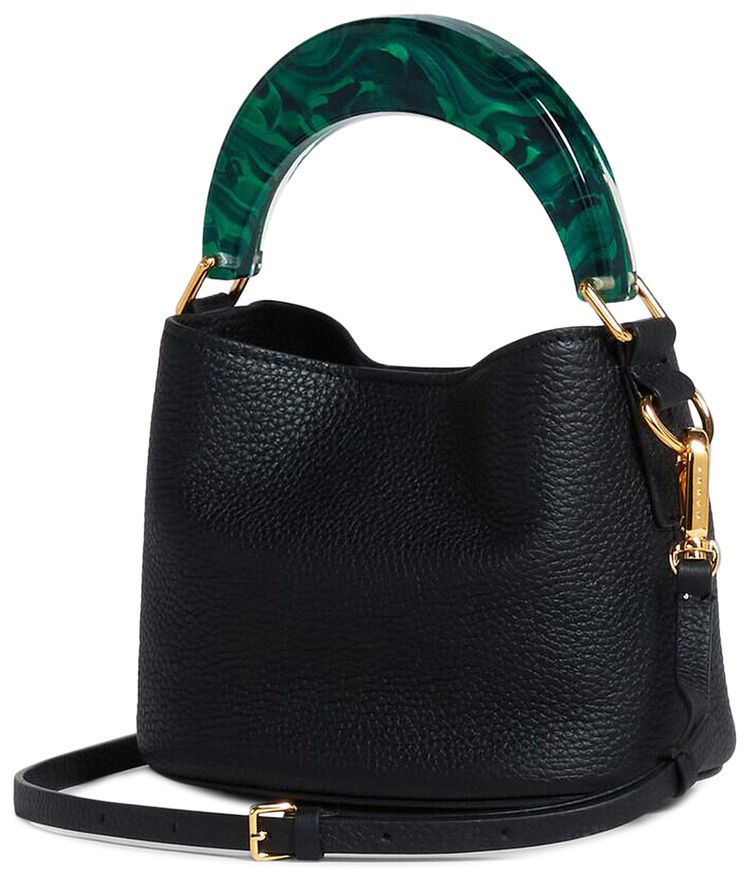 Marni Venice Mini Bucket Bag BlackGreen